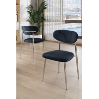 Set scaune Hanah Home Vina Anthracite Chrome