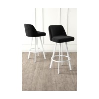 Set scaune de bar Hanah Home Atex Black White