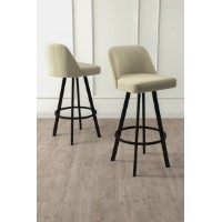 Set scaune de bar Hanah Home Atex Cream Black imaginea #1 — magazin online Desire.md