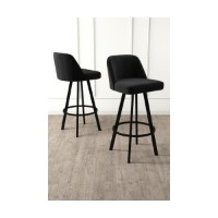 Set scaune de bar Hanah Home Atex Black