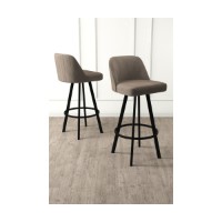 Set scaune de bar Hanah Home Atex Cappuccino Black