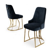 Set scaune Hanah Home Puva Anthracite Gold imaginea #2 — magazin online Desire.md