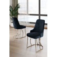 Set scaune Hanah Home Puva Anthracite Chrome