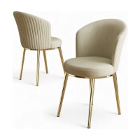 Set scaune Hanah Home Risa Cream Gold imaginea #2 — magazin online Desire.md