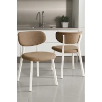Set scaune Hanah Home Toldy Cappuccino White