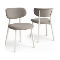 Set scaune Hanah Home Toldy Grey White imaginea #2 — magazin online Desire.md