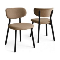 Set scaune Hanah Home Toldy Cappuccino Black imaginea #2 — magazin online Desire.md
