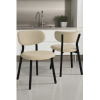 Set scaune Hanah Home Toldy Cream Black