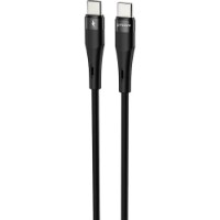 Cablu USB Proove Light Silicone Plus 60W Type-C to Type-C 1m Black (CCLS60002201)