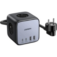 Încărcător Ugreen DigiNest Cube CD268 1.8m Black (60113)