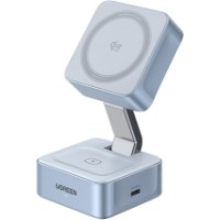 Încărcător Ugreen MagFlow 2-in-1 Blue (55960B)