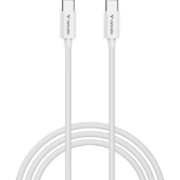 Cablu USB Verbatim USB-C to USB-C Essentials 100W 300cm White (32409)