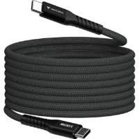 Cablu USB Verbatim USB-C to USB-C Magnetic 100W 200cm Black (32410)
