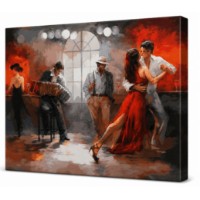 Tablou pe numere Art Gallery Premium Club de tango 40x50cm (GX47583)