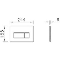 Placă de comandă Vitra 740-2340 imaginea #3 — magazin online Desire.md
