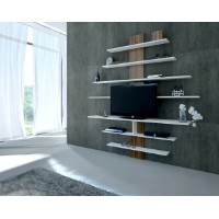 Living Hanah Home Zebra White Walnut