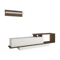 Comodă TV Hanah Home Asos White Walnut imaginea #4 — magazin online Desire.md