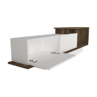 Comodă TV Hanah Home Asos White Walnut imaginea #6 — magazin online Desire.md