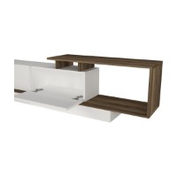Comodă TV Hanah Home Asos White Walnut imaginea #7 — magazin online Desire.md