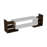 Comodă TV Hanah Home Sema White Walnut imaginea #3 — magazin online Desire.md