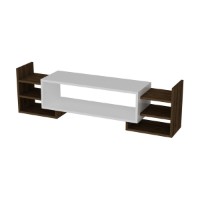 Comodă TV Hanah Home Sema White Walnut imaginea #4 — magazin online Desire.md