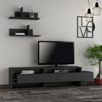 Comodă TV Hanah Home Gara Anthracite
