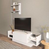 Comodă TV Hanah Home Bahar White imaginea #2 — magazin online Desire.md