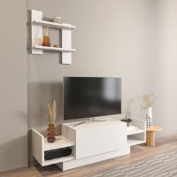 Comodă TV Hanah Home Bahar White imaginea #6 — magazin online Desire.md