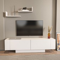 Comodă TV Hanah Home Ekol White