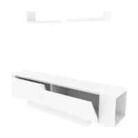 Comodă TV Hanah Home Ekol White imaginea #3 — magazin online Desire.md