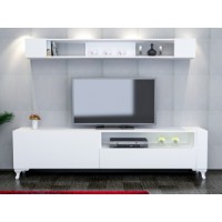 Comodă TV Hanah Home Kar White