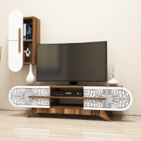 Living Hanah Home Defne Walnut White