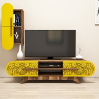 Living Hanah Home Defne Walnut Yellow imaginea #2 — magazin online Desire.md