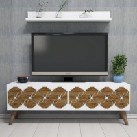 Comodă TV Hanah Home Nisan White imaginea #3 — magazin online Desire.md