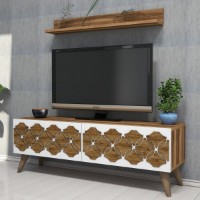 Comodă TV Hanah Home Nisan Walnut