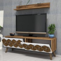 Comodă TV Hanah Home Nisan Walnut imaginea #2 — magazin online Desire.md