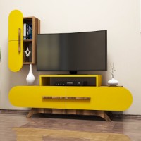 Living Hanah Home Rose S Walnut Yellow