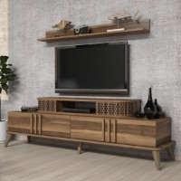 Comodă TV Hanah Home Eylul Walnut