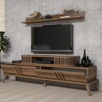 Comodă TV Hanah Home Eylul Walnut imaginea #2 — magazin online Desire.md