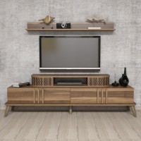 Comodă TV Hanah Home Eylul Walnut imaginea #3 — magazin online Desire.md