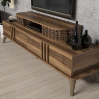 Comodă TV Hanah Home Eylul Walnut imaginea #4 — magazin online Desire.md
