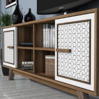 Living Hanah Home Ayla Walnut White imaginea #4 — magazin online Desire.md