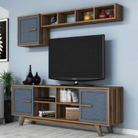 Living Hanah Home Ayla Walnut Blue imaginea #3 — magazin online Desire.md