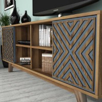 Living Hanah Home Inci Walnut Blue imaginea #4 — magazin online Desire.md