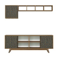 Living Hanah Home Inci Walnut Blue imaginea #5 — magazin online Desire.md