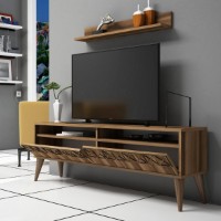 Comodă TV Hanah Home Line Walnut imaginea #3 — magazin online Desire.md