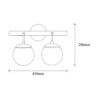 Candelabru de perete Opviq Gondol 3012 imaginea #3 — magazin online Desire.md