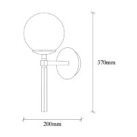 Candelabru de perete Opviq Gondol 3042 imaginea #3 — magazin online Desire.md