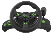 Игровой руль Esperanza Wheel Nitro Black/Green