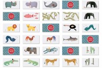 Развивающий набор Londji Micro Memo Wild Animals (MG002) фото №2 — интернет-магазин Desire.md